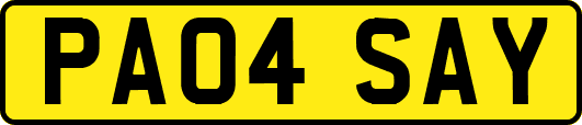 PA04SAY