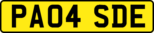 PA04SDE