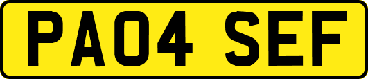 PA04SEF