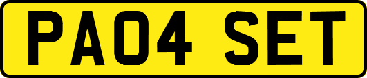 PA04SET