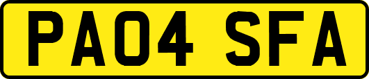 PA04SFA