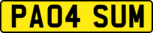 PA04SUM