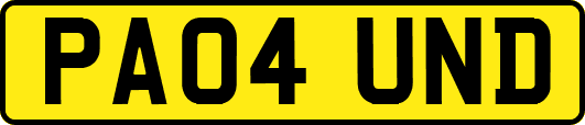 PA04UND
