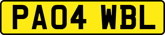 PA04WBL