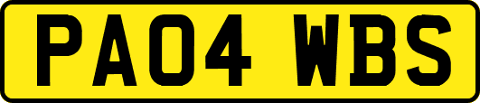 PA04WBS