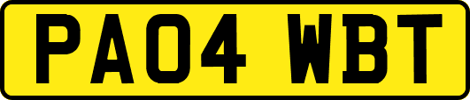 PA04WBT