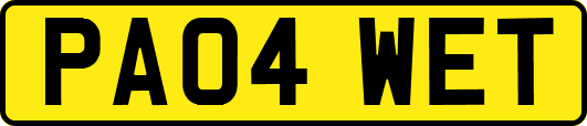 PA04WET