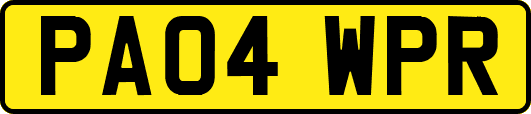 PA04WPR