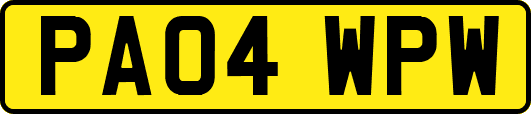 PA04WPW