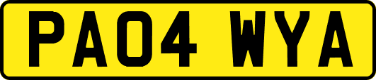 PA04WYA