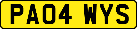 PA04WYS