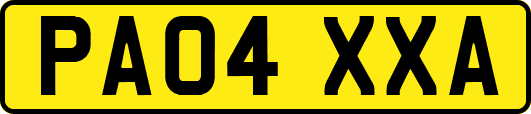 PA04XXA