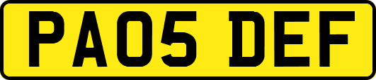 PA05DEF