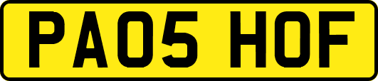 PA05HOF