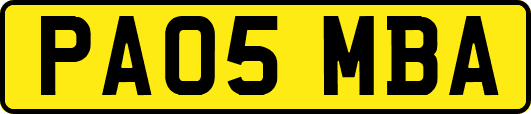 PA05MBA