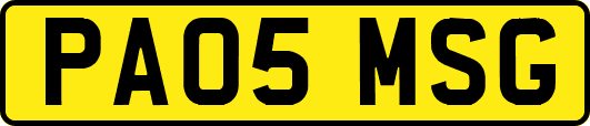 PA05MSG