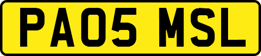PA05MSL