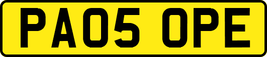 PA05OPE