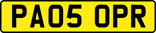 PA05OPR