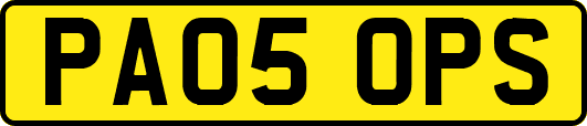 PA05OPS