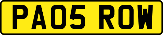 PA05ROW
