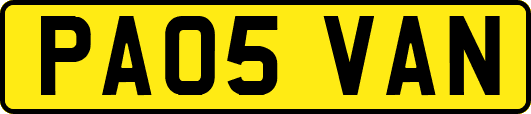 PA05VAN