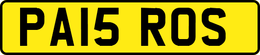 PA15ROS