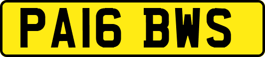 PA16BWS
