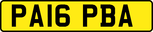 PA16PBA