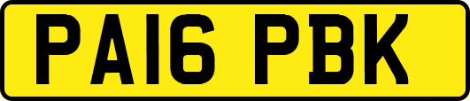 PA16PBK