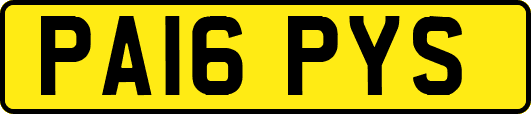 PA16PYS