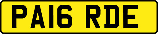 PA16RDE