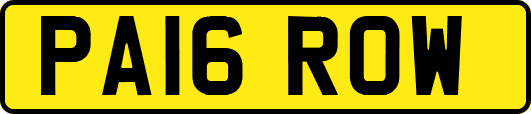 PA16ROW