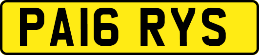 PA16RYS