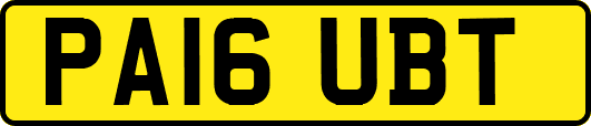 PA16UBT