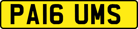 PA16UMS