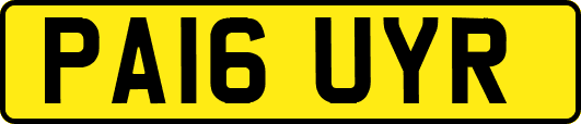PA16UYR