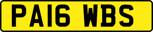 PA16WBS