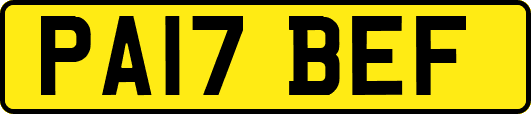 PA17BEF
