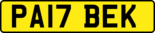 PA17BEK