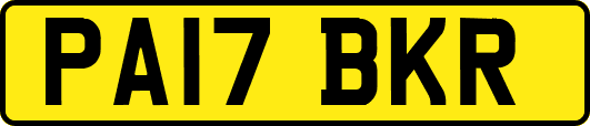 PA17BKR