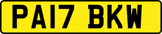 PA17BKW