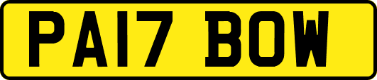 PA17BOW