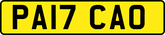 PA17CAO