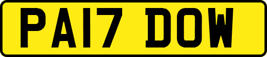PA17DOW