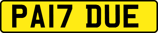 PA17DUE