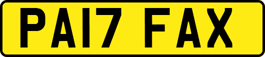 PA17FAX
