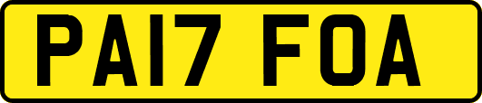 PA17FOA