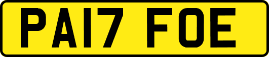 PA17FOE