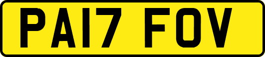 PA17FOV